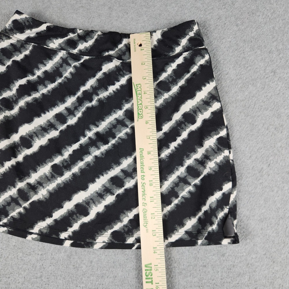 Lola by AFG Athletic Skort Womens Small Black White Stretchy Tennis High Waist - Picture 5 of 6